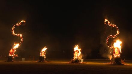 奥津軽の植え後の風習「奥津軽虫と火まつり」で五穀豊穣祈る　青森・五所川原市