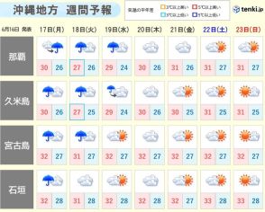 那覇市の6月前半の降水量は過去最多に　沖縄地方はそろそろ梅雨明けへ