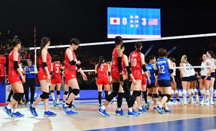 【バレー】女子日本が米国に完敗、古賀紗理那５得点など力の差はっきり　現在地再確認し本番へ