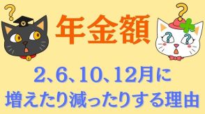 年金額が2月、6月、10月、12月に増えたり、減ったりする理由と対策