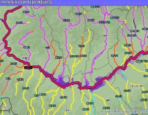 河川「紫」なら避難を　熊本気象台が「洪水キキクル」活用呼びかけ　支流の危険度も予想