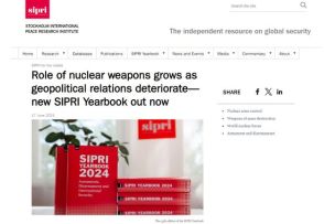 中国保有の核弾頭、前年比90発増の500発に　スウェーデンの研究機関が発表