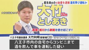 自民党・萩生田前政調会長の元秘書を酒気帯び運転疑いで逮捕　警視庁