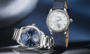 ダイヤモンドインデックス＆MOPのムーンフェイズを搭載した腕時計「セレナーデ・ルナ」を発表