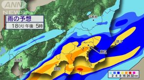 1８日(火)　関東は帰宅時間帯に激しい雷雨が直撃　どうなる梅雨入り　本命は週末か