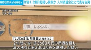 所得1億3000万円超隠し脱税か 人材派遣会社と代表を国税局が刑事告発