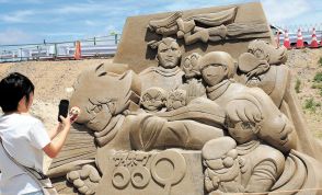 「サイボーグ009」砂像で再現　石巻・石ノ森萬画館が企画　来年3月まで展示予定