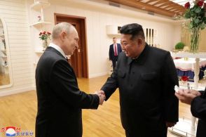 金総書記、プーチン大統領と率直な意見交換＝ＫＣＮＡ