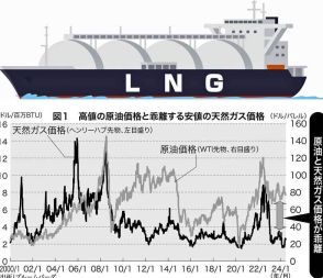 日本のLNG調達価格は原油連動で割高　貿易赤字が膨らむ要因に