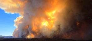 集落に迫る山火事、１人死亡　米ニューメキシコ州で非常事態宣言