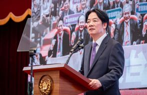 台湾は中国の圧力に「屈しない」 頼総統就任1か月で会見