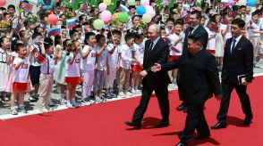北朝鮮国民、プーチン氏を歓迎　２４年ぶりのロシア大統領訪朝で