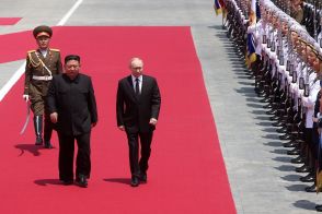 ロシアと北朝鮮、「有事の際に相互支援」の条約締結