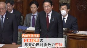内閣不信任決議案が否決　一方、岸田総理への不満は党内からも「総裁がこの場に来て挨拶すべきでは」