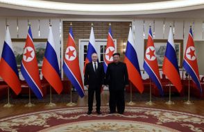 冷戦時代へ回帰、軍事協力を強化　ロシアと北朝鮮の新条約公表