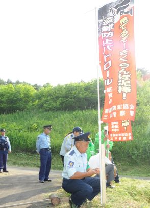 許さん、サクランボ窃盗　警察官らパトロール開始／南部町