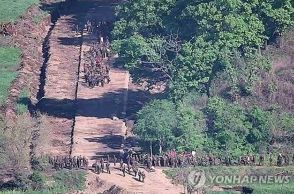 北朝鮮兵が再び軍事境界線を一時侵犯　韓国軍が警告射撃＝今月3回目