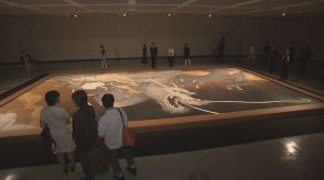 畳36枚分の巨大な天井絵を公開 金 プラチナも塗料に龍描く 福井県立美術館