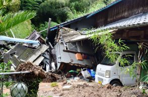 鹿児島県で線状降水帯発生、各地に記録的大雨　指宿市で観測史上最多の24時間雨量423ミリ、裏山崩れ住家1棟が半壊　