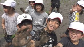小学生が泥んこになりながら田植えを体験「こんなに大変なんだ」　香川・小豆島