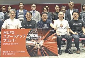 スタートアップイベント開く　13社が事業発表取引先との共創促す　　三菱ＵＦＪ銀行　