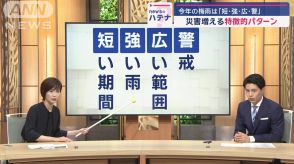 異例の梅雨か　今年の特徴は「短・強・広・警」　週末は広い範囲で大雨の恐れ