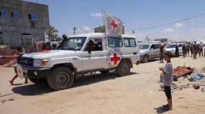 ﻿ガザ地区の国際赤十字委員会の事務所に爆撃、22人死亡