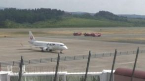 【速報】エンジンから火が出た可能性　日本航空2154便が青森空港へ折り返し緊急着陸