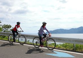 琵琶湖を自転車で１周「ビワイチ」過去最高の12万8千人に　課題は「中高年が多数」