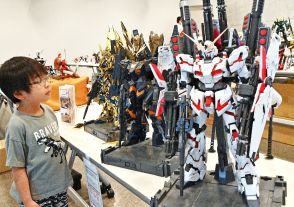 こだわり抜いたガンプラ250点　八戸・はっちで愛好家の作品展