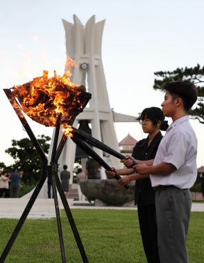 79年目、犠牲者に鎮魂の祈り　「慰霊の日」前に250人　沖縄