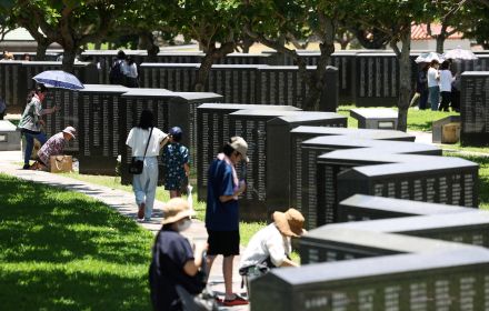 きょう沖縄慰霊の日　祈り深く戦後79年　世界の恒久平和願う