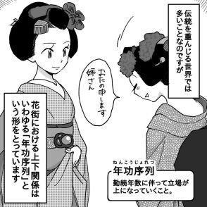 舞妓時代に“礼儀作法”をみっちり身に付けた女性　引退後に得た気付きに「オチが笑える」【漫画・作者インタビュー】