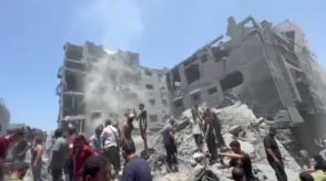 ガザ北部 難民キャンプなどに攻撃 42人死亡  「ハマスの軍事インフラ施設を攻撃した」イスラエル軍