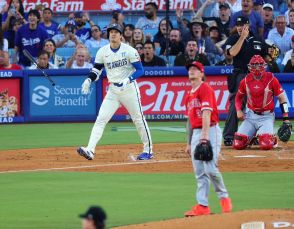 大谷翔平　古巣2連戦は2戦2発で強烈恩返し　新ユニで自己最長タイ3戦連発23号　年間47発ペース