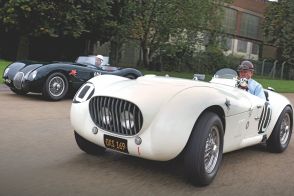 Cタイプが買えないなら作ればイイ！　ベースはジャガーXK120　純白のハンスゲン・スペシャル（1）