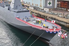 いま何番艦？ 最新護衛艦「なとり」進水 海上自衛隊では初の名前 由来は東北・宮城県