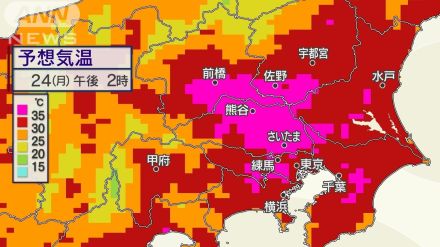 関東に今年初の熱中症警戒アラート　これまでと異質な危険な暑さ　週半ばは大雨警戒