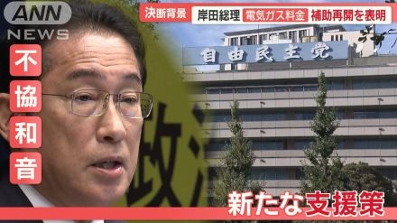 岸田総理、電気・ガス料金の補助“突然”再開を表明　党内は不況和音…再選望まぬ声も