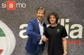 マルコ・ベゼッチ、2025年はアプリリア・レーシングへ移籍。複数年契約でマルティンとコンビ／MotoGP