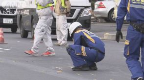 栃木・下野市　道路工事現場で車が2人はねる　交通整理中の女性が重体