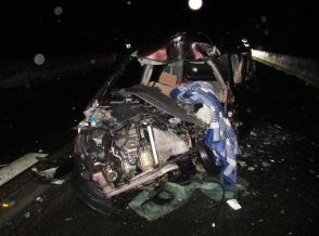車正面衝突2人死亡　釧路市音別付近の道東道