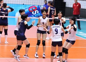 【バレー】U18女子日本代表　アジア選手権決勝で中国に敗れ準優勝