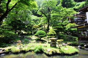 一度は泊まってみたい宿、庭園も文化財に　会津藩由来の老舗温泉旅館