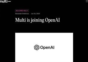 OpenAI、企業向けWeb会議ツールのMultiを買収