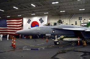 米海軍空母、韓国・釜山港に入港　ロシア・北朝鮮の軍事関係進化の中