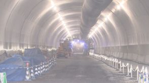 建設中の鞆未来トンネル　28日に貫通へ　福山市鞆町の交通混雑緩和が目的