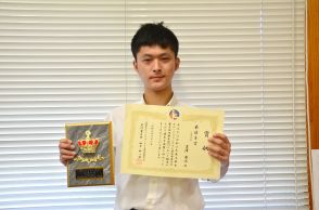 吉澤さん（奄高）最優秀賞　高校生ものづくりコン県大会　電子回路組立で九州大会へ