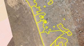 ガザ南部ラファ、１１．７平方キロが重機や戦闘で破壊