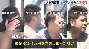 認知症の高齢女性にアパート購入させ3400万円詐取か　不動産会社で働く男4人を準詐欺容疑で再逮捕　関係先から高齢者約9万人分の名簿や詐欺マニュアル押収　警視庁